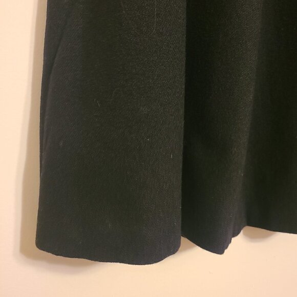 Summit of Boston | Women's Vintage Classic Black A-Line Wool Skirt (Size 18) - Picture 5 of 12